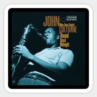 John Coltrane Album Sticker